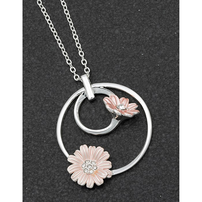 Pandora pink on sale daisy necklace