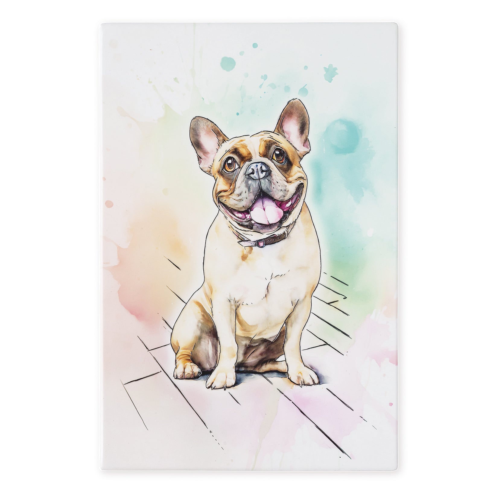 French Bulldog Ceramic Art Tile