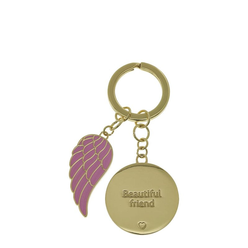 Beautiful Friend Angel Wing Boxed Keyring