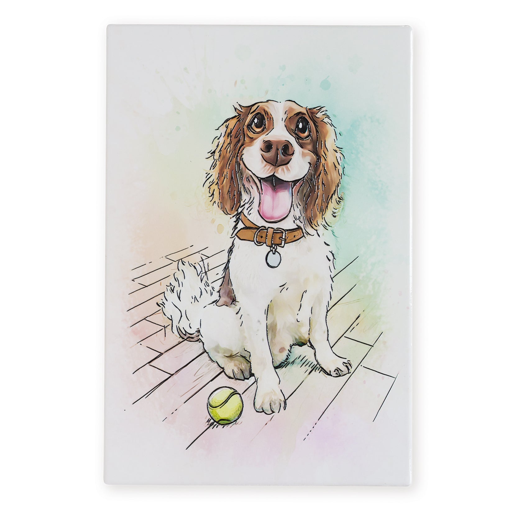 Springer Spaniel Ceramic Art Tile