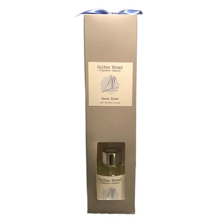 Beach House Reed Diffuser - Oulton Broad Fragrance Company from thetraditionalgiftshop.com