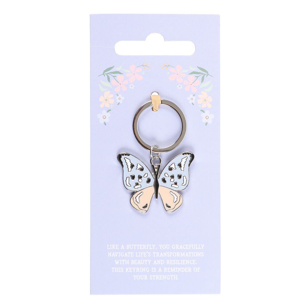 Butterfly Keyring - Jones Home & Gift from thetraditionalgiftshop.com