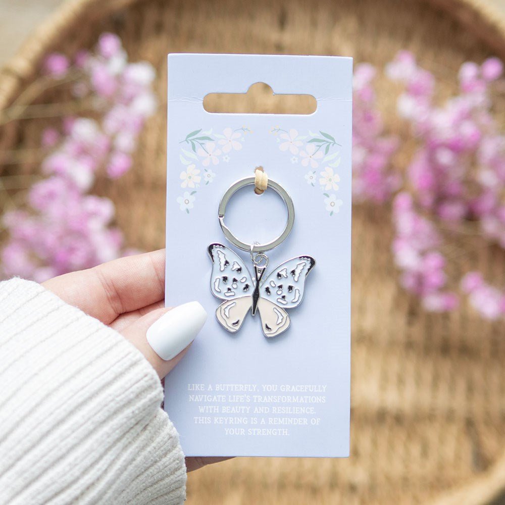 Butterfly Keyring - Jones Home & Gift from thetraditionalgiftshop.com