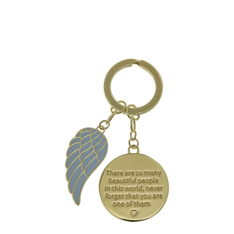 Beautiful People Angel Wing Boxed Keyring