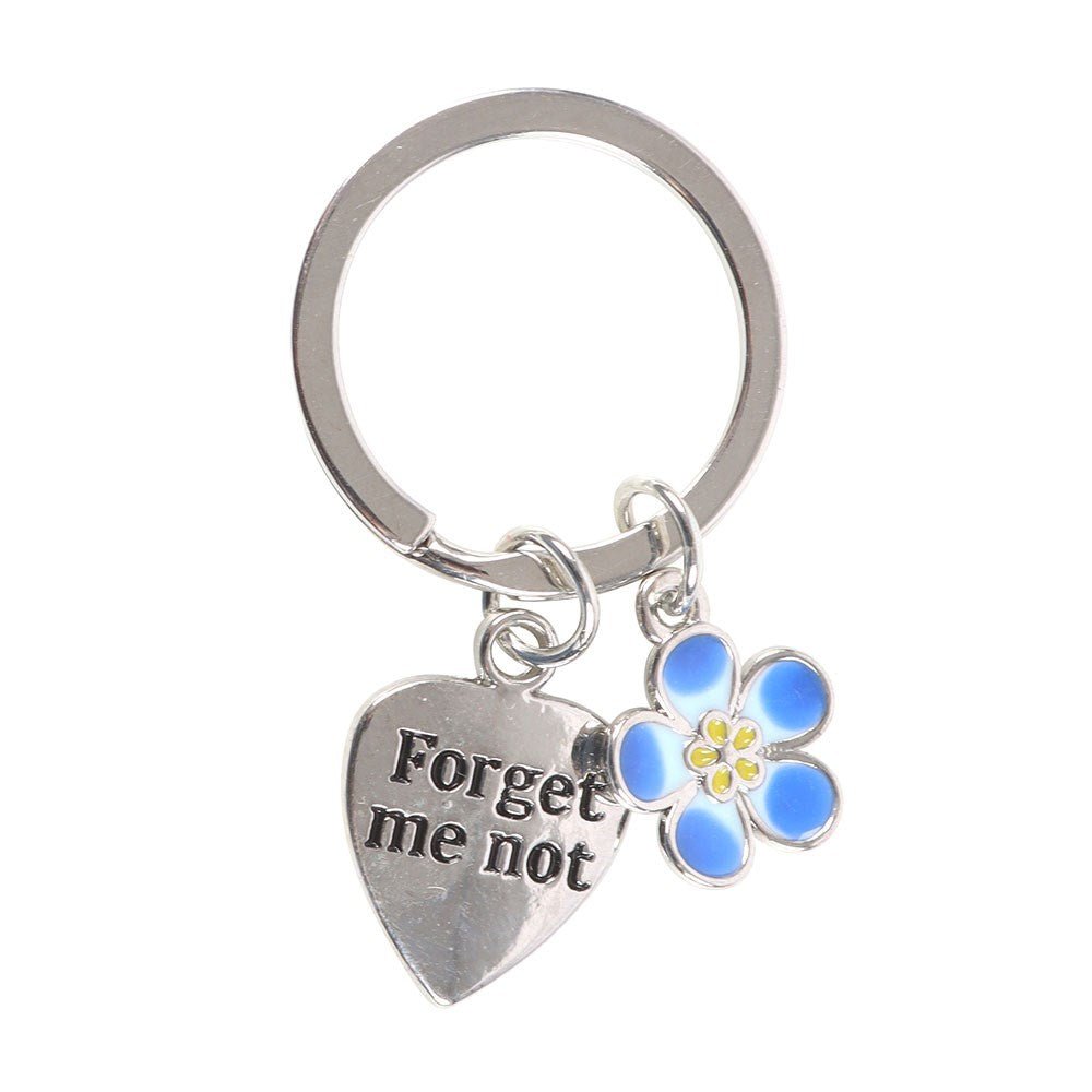 Forget Me Not Keyring - Jones Home & Gift from thetraditionalgiftshop.com