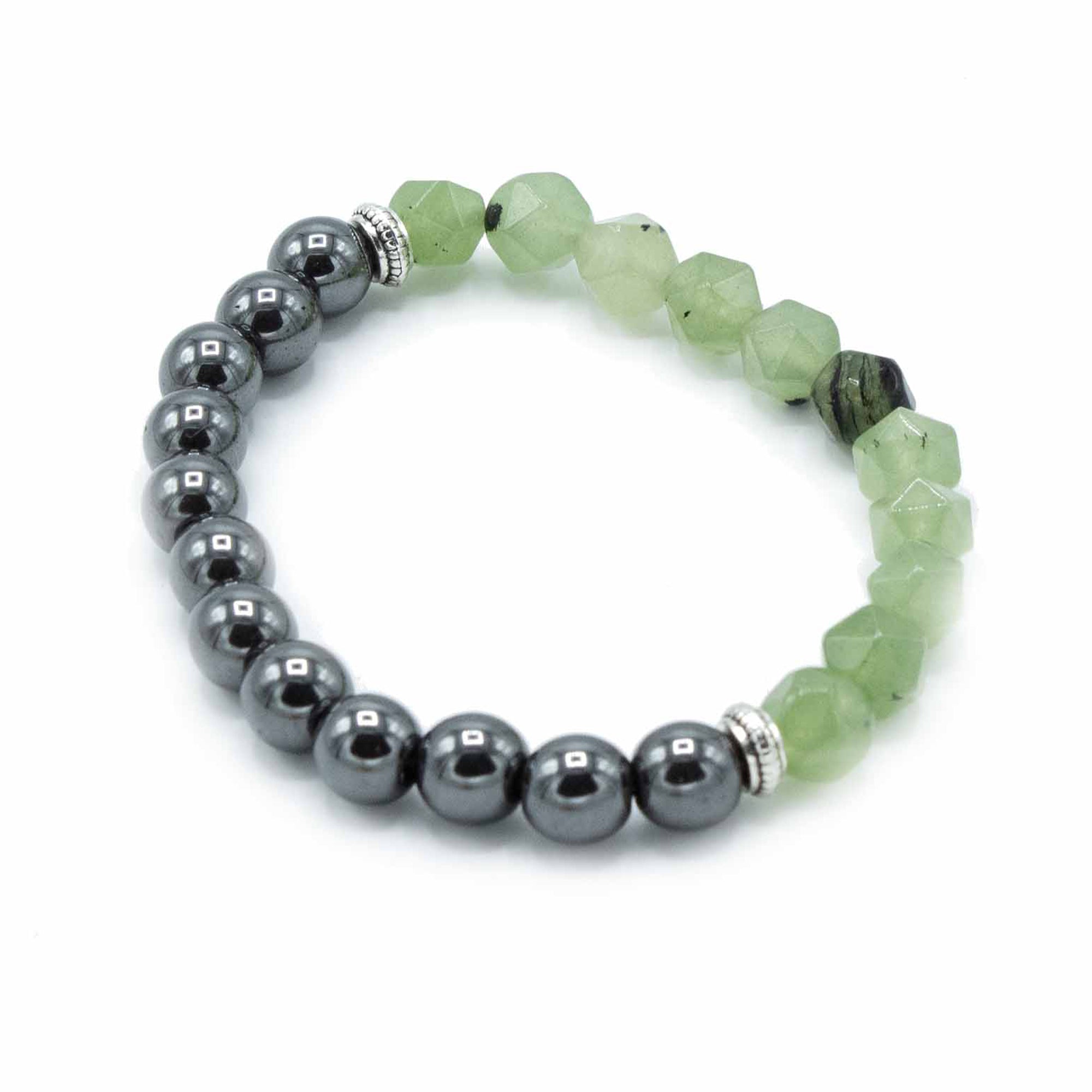 Jade Faceted Gemstone Bracelet - Gemstone Bracelets from thetraditionalgiftshop.com