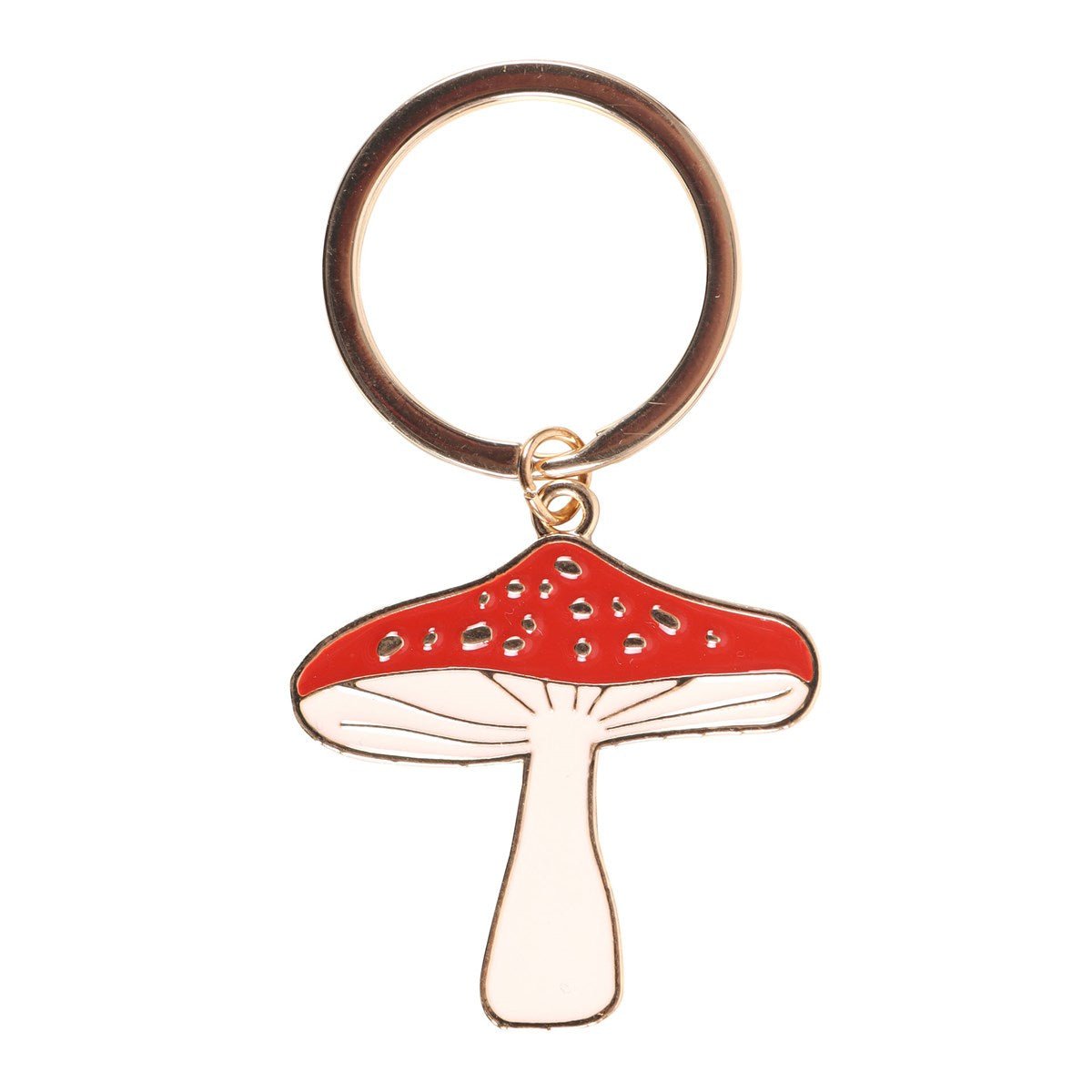 Lucky Mushroom Keyring - Jones Home & Gift from thetraditionalgiftshop.com