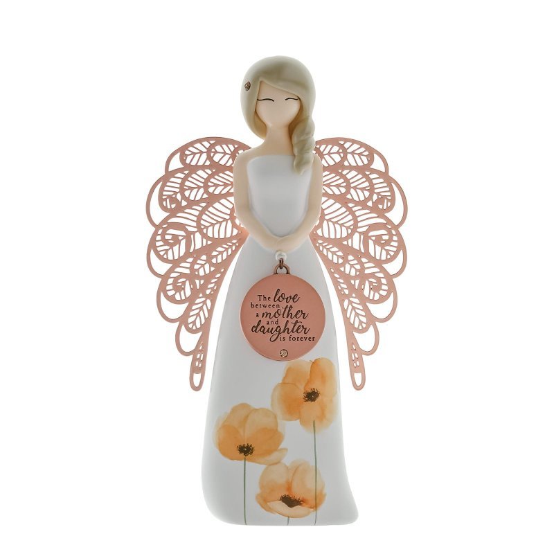 Mother & Daughter Angel Figurine - You Are An Angel from thetraditionalgiftshop.com