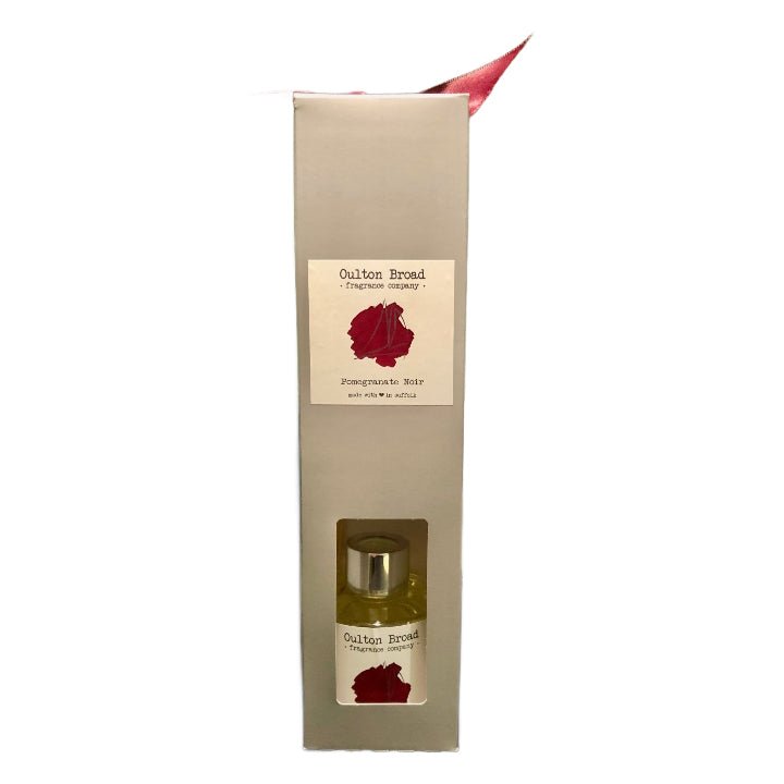 Pomegranate Noir Reed Diffuser - Oulton Broad Fragrance Company from thetraditionalgiftshop.com