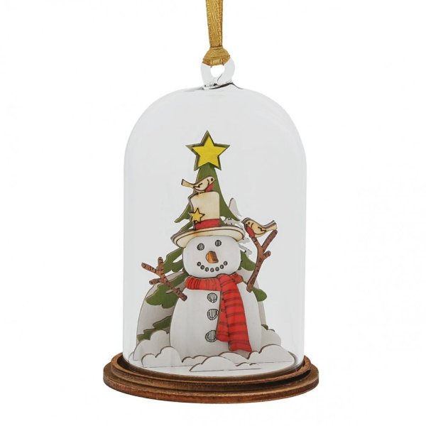 Snowman Hanging Kloche - Kloche from thetraditionalgiftshop.com