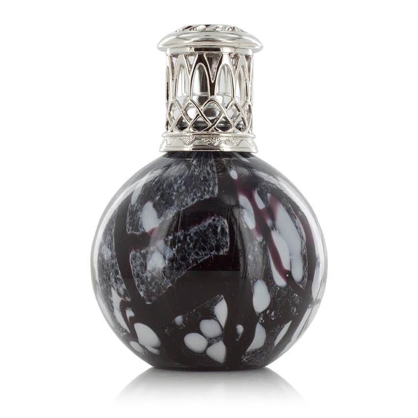 Ashleigh & Burwood Charcoal Snowball Small Glass Fragrance Lamp - Ashleigh & Burwood Fragrance Lamps from thetraditionalgiftshop.com