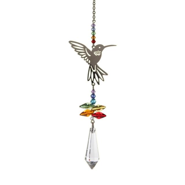 Hummingbird Crystal Fantasies Suncatcher